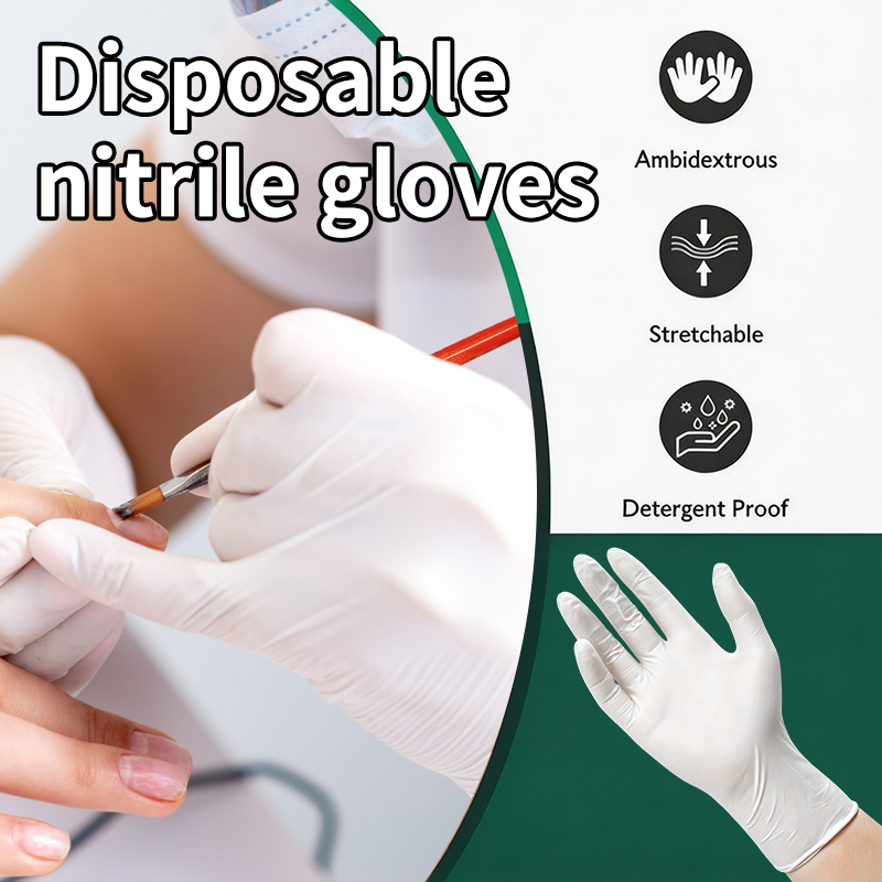 Nitrile Mechanic Glove - 10/50/100/200/400PCS Sarung Tangan Nitril Sekali Pakai