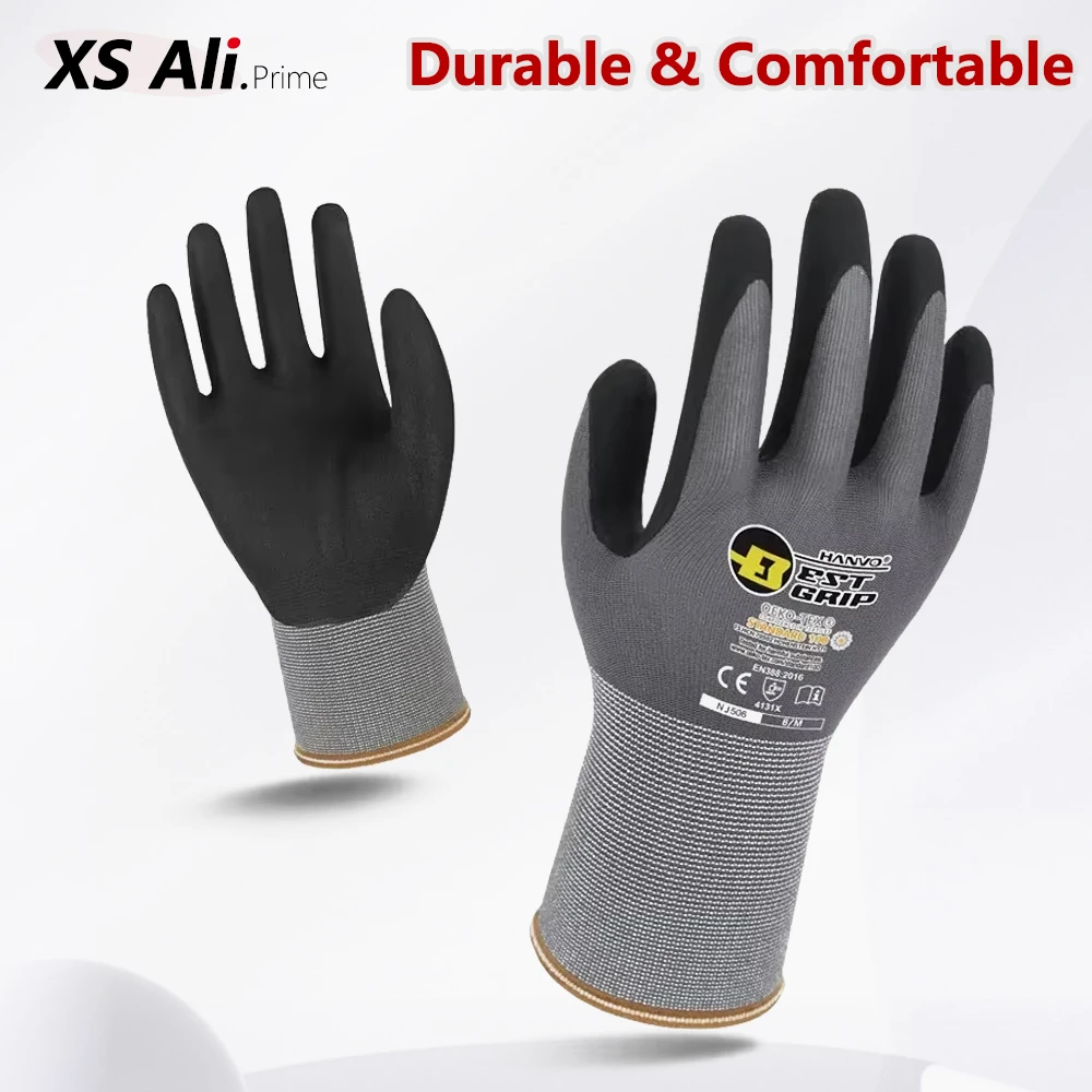 1/10 Pasang Sarung Tangan Busa - Nitrile Mechanic Glove ulasan dan harga