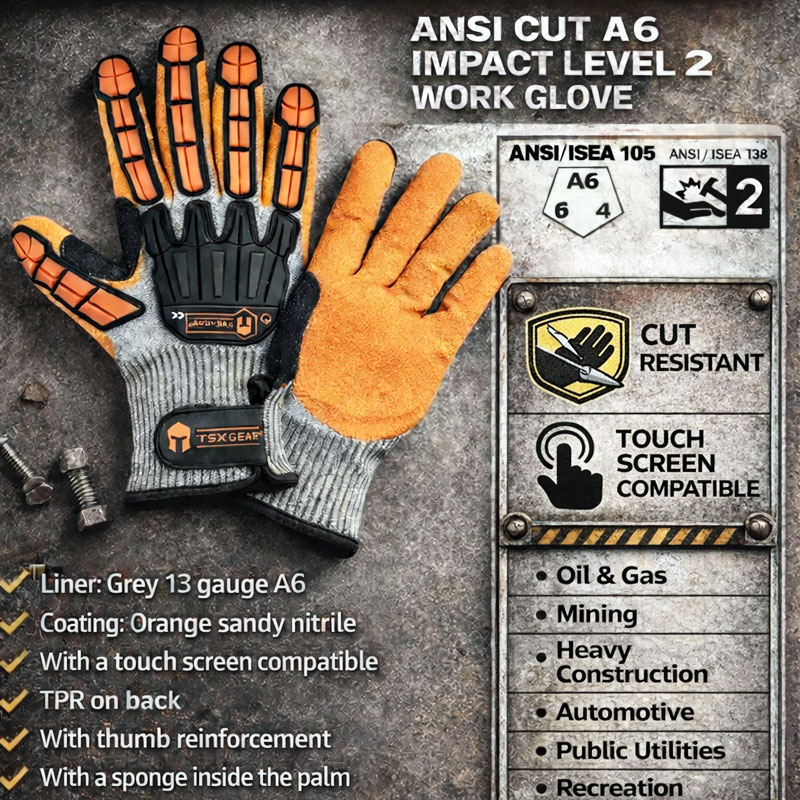 NMSafety Sarung Tangan Kerja A - Nitrile Mechanic Glove ulasan dan harga