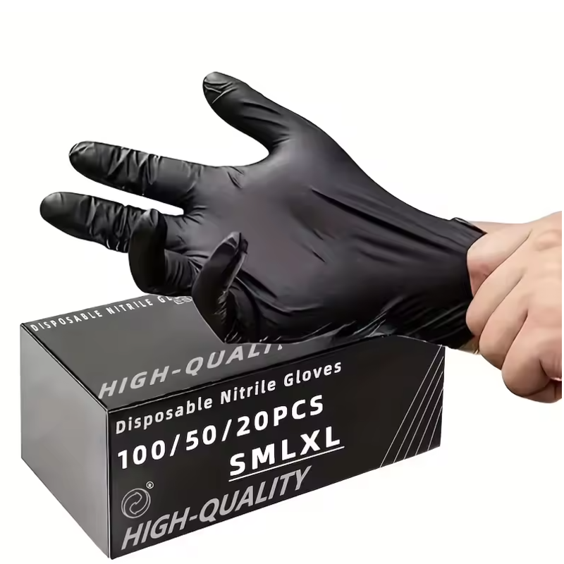 100/50/20PCS Sarung Tangan Nit - Nitrile Mechanic Glove ulasan dan harga